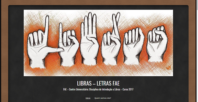 Calouros de Letras desenvolvem blogs sobre a Língua Brasileira de Sinais